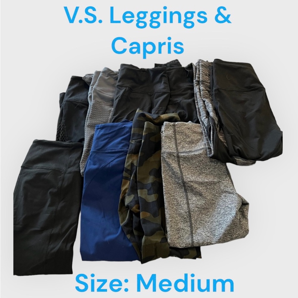 Victoria’s Secret Leggings & Capris (10 Pair) Lot